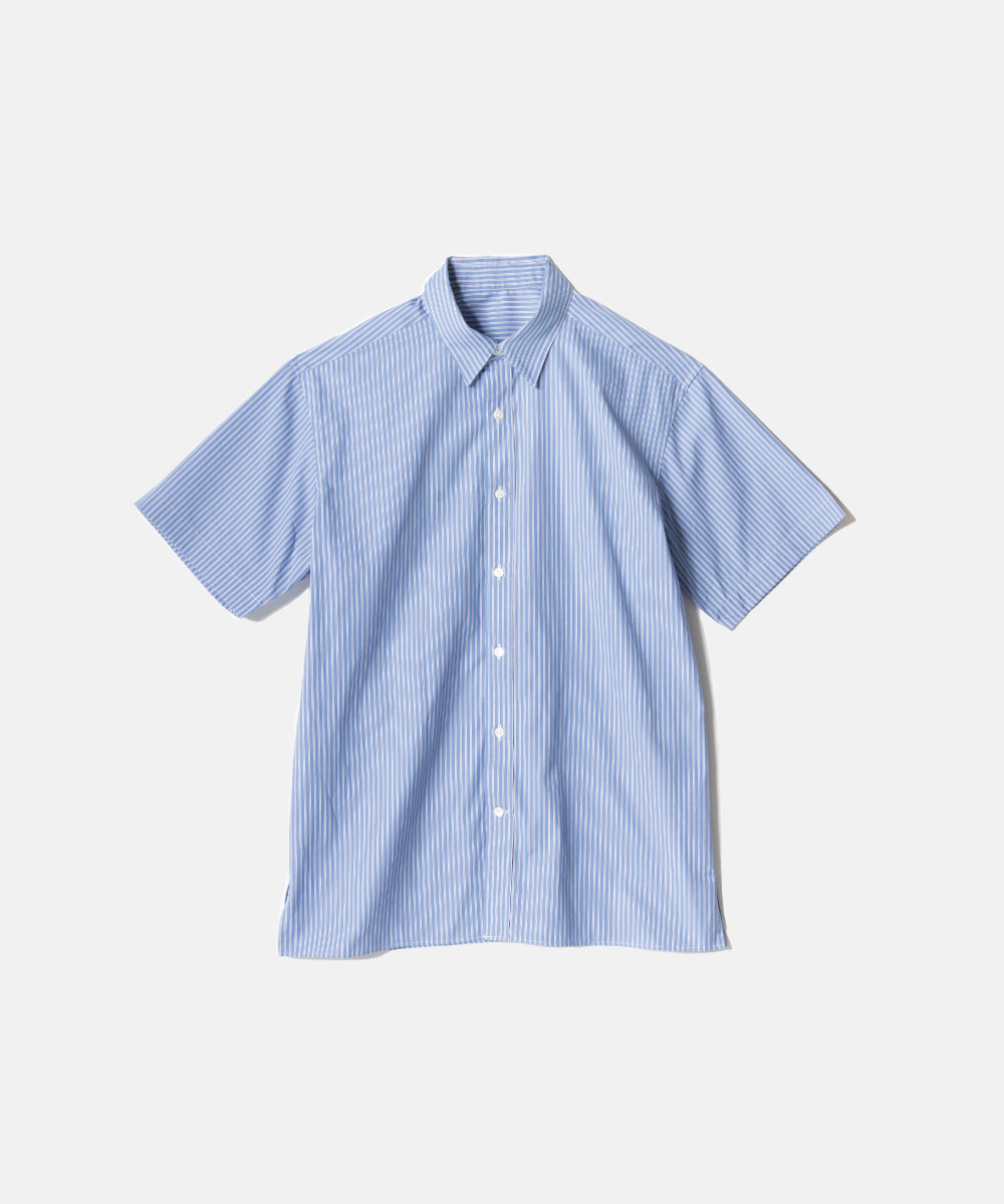 Suvin Cotton Striped S/S Shirt