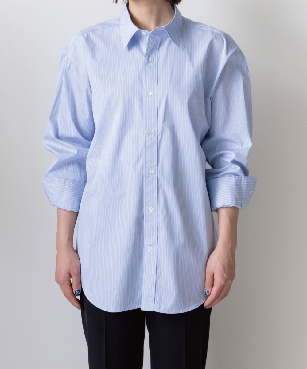 Suvin Cotton Striped L/S Shirt