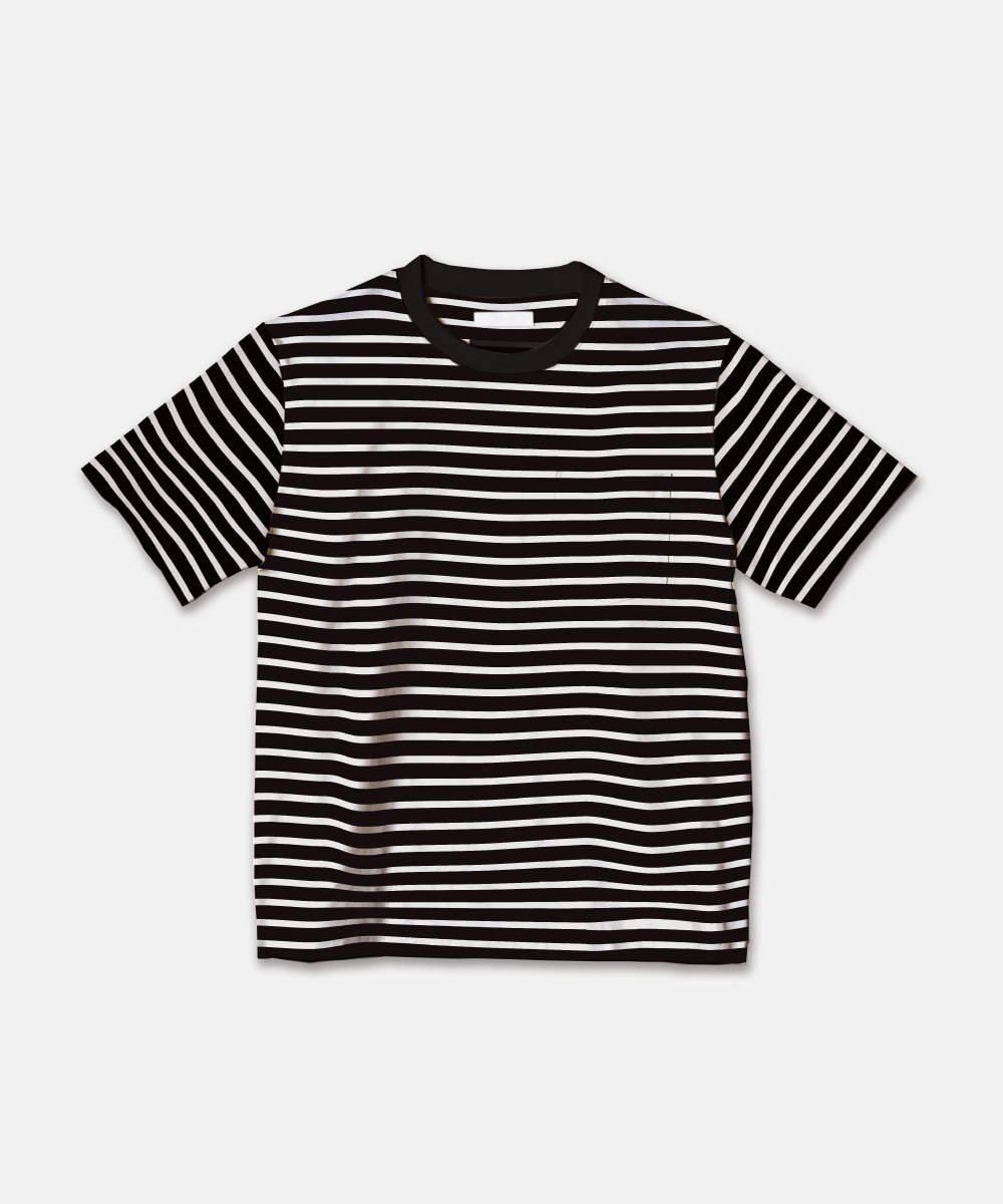 Twisted Cotton Striped S/S T-Shirt