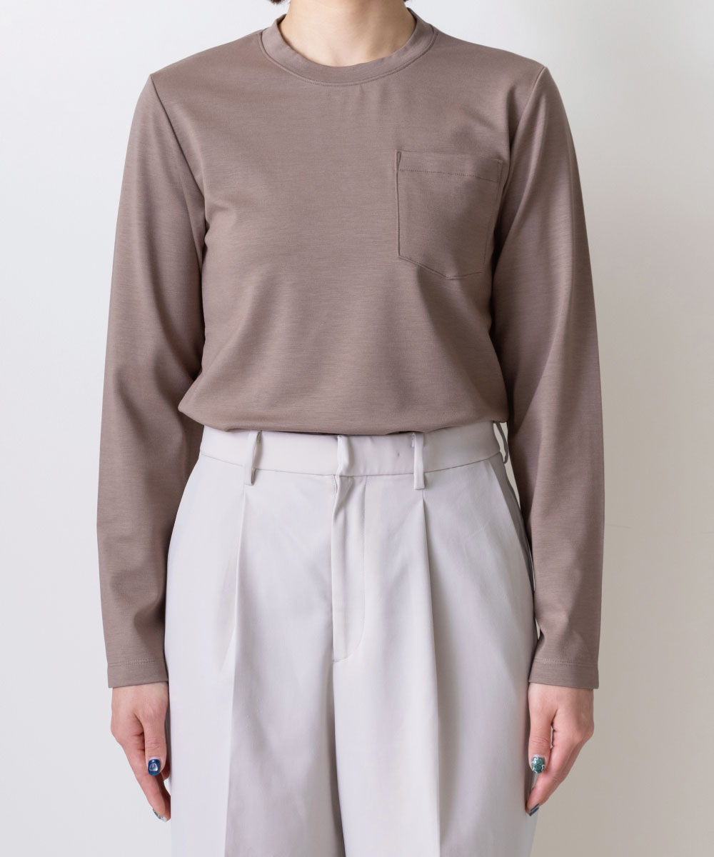 Stretch Rayon L/S T-Shirt